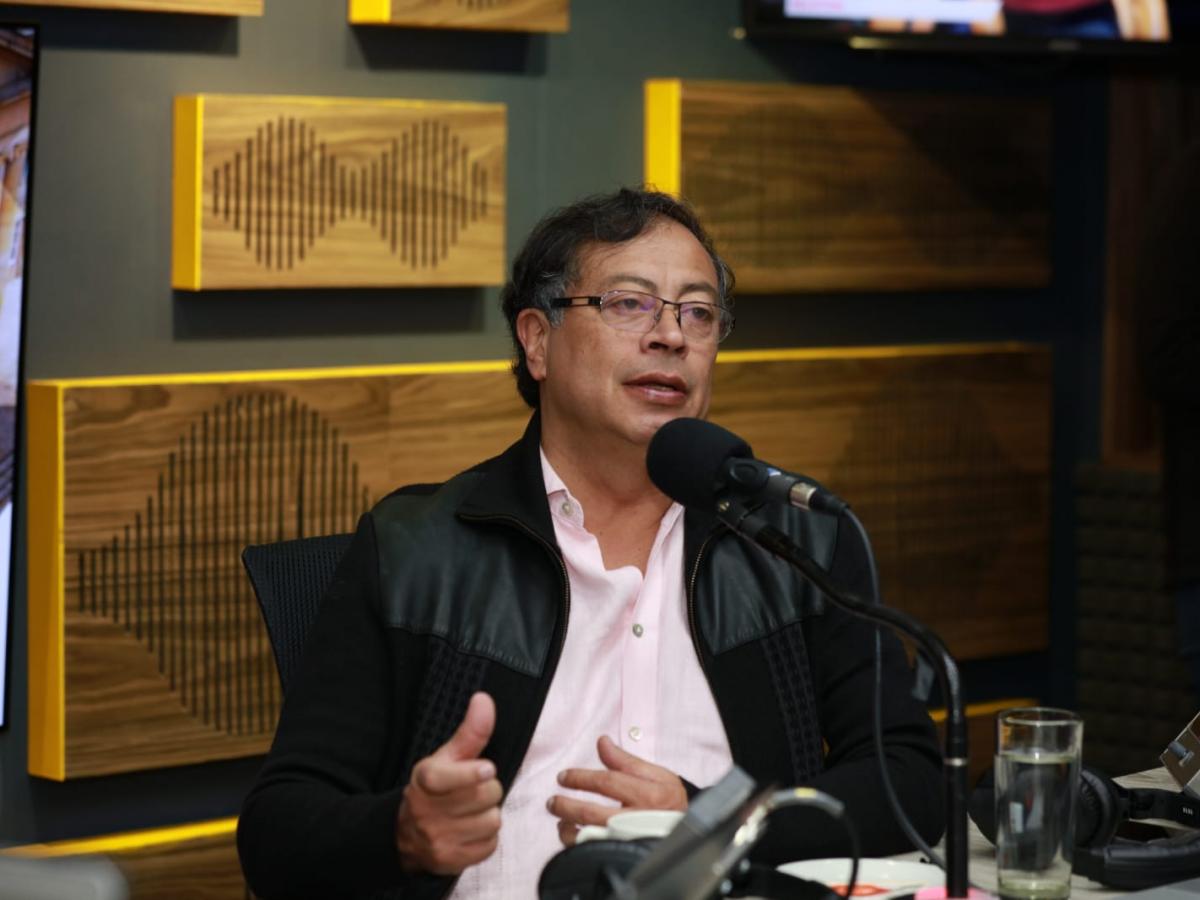 Candidato presidencial Gustavo Petro