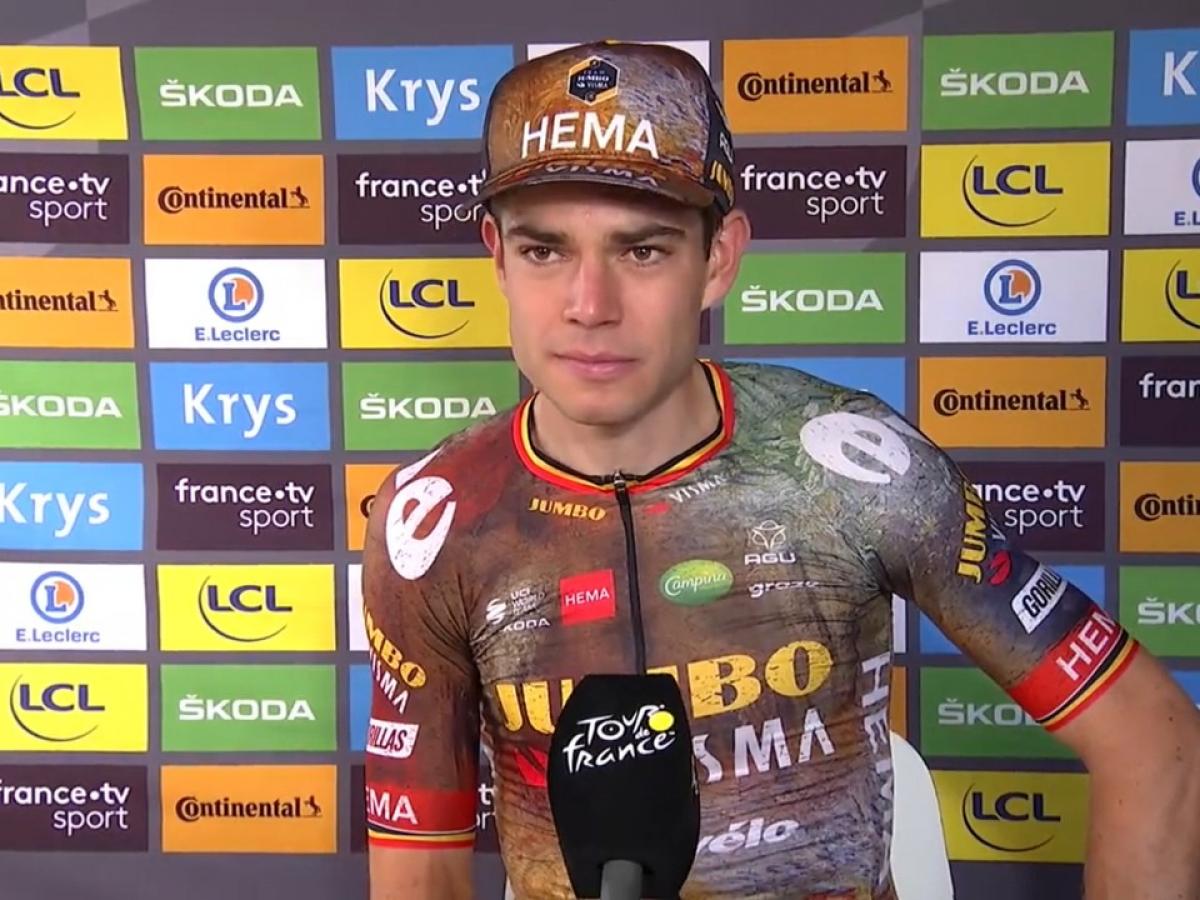 Wout Van Aert ganó la etapa 20 del Tour de Francia