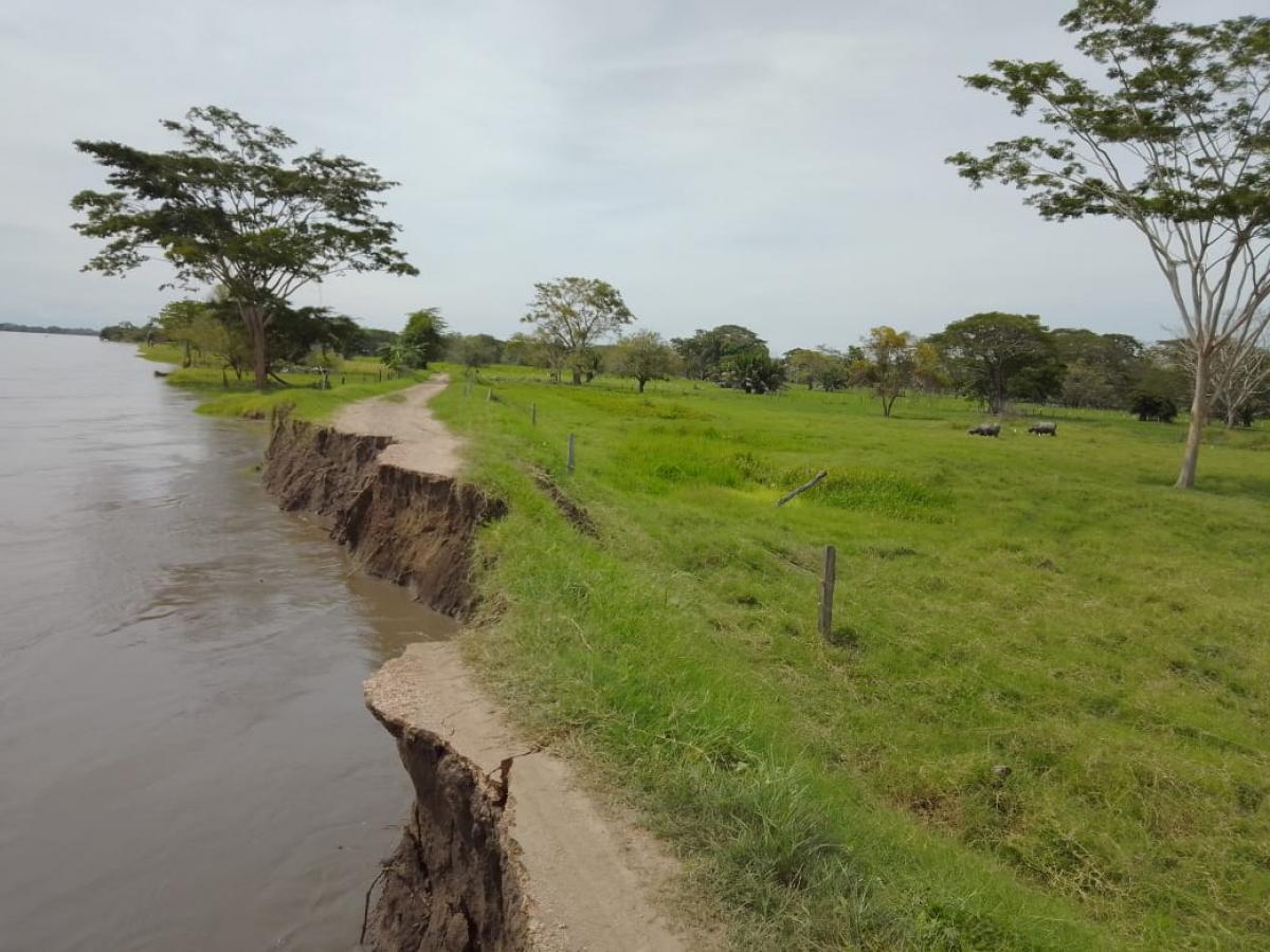 Damnificados por lluvias en Bolívar