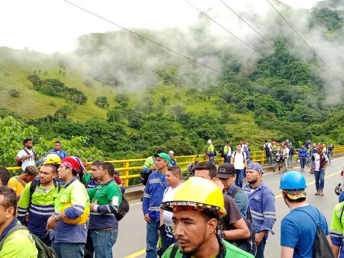 Tras alcanzar acuerdos, se levantó el bloqueo en la vía hacia Hidroituango