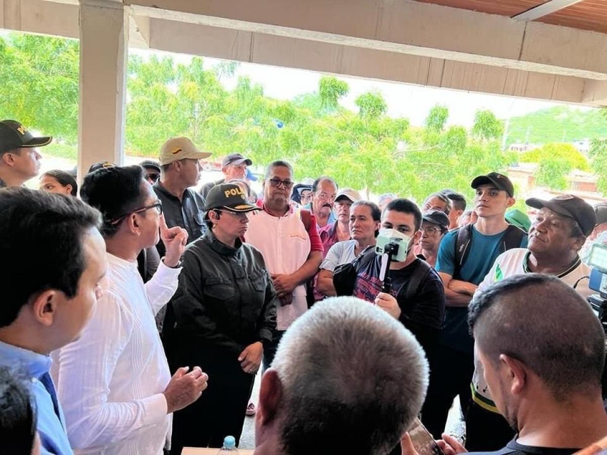 Protestas en Villa del Rosario por falta de suministro de agua.