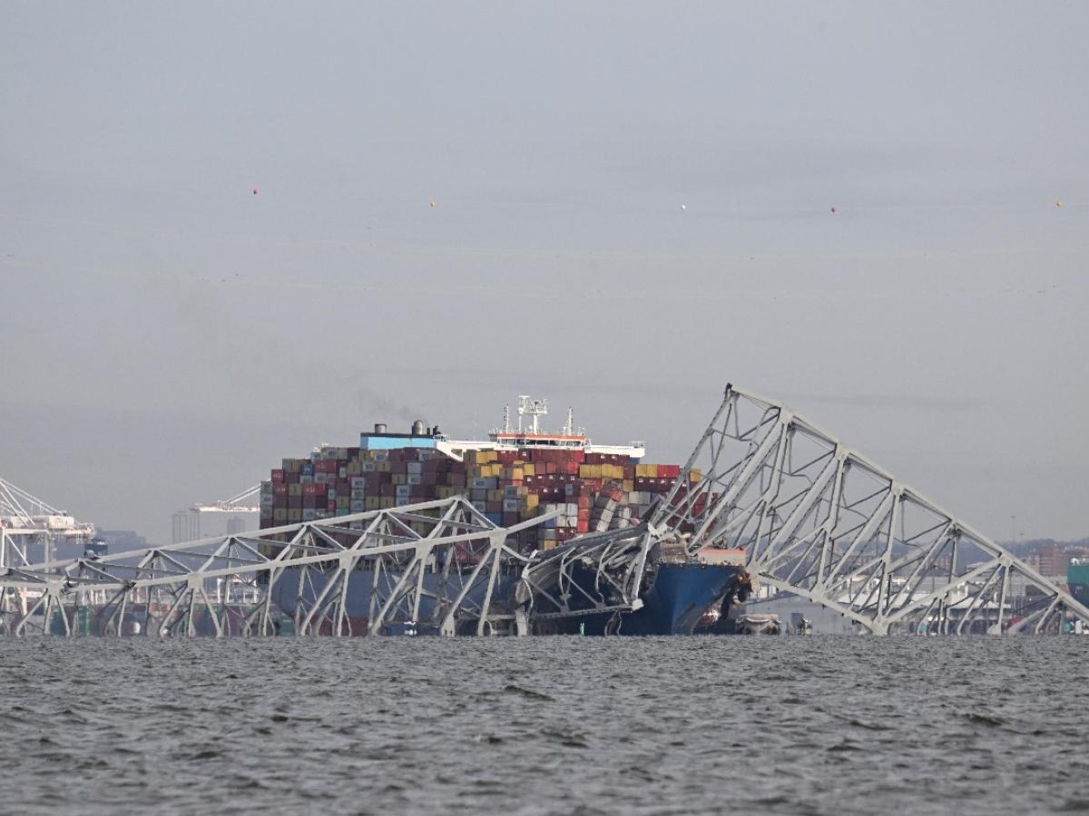 Barco derrumbó un puente en Baltimore, Estados Unidos
