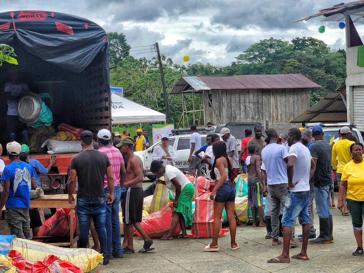 Retorno de familias del Bajo Calima a su territorio