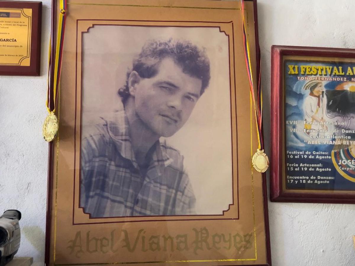 Abel Viana Reyes promotor de la danza en San Jacinto, Bolívar 
