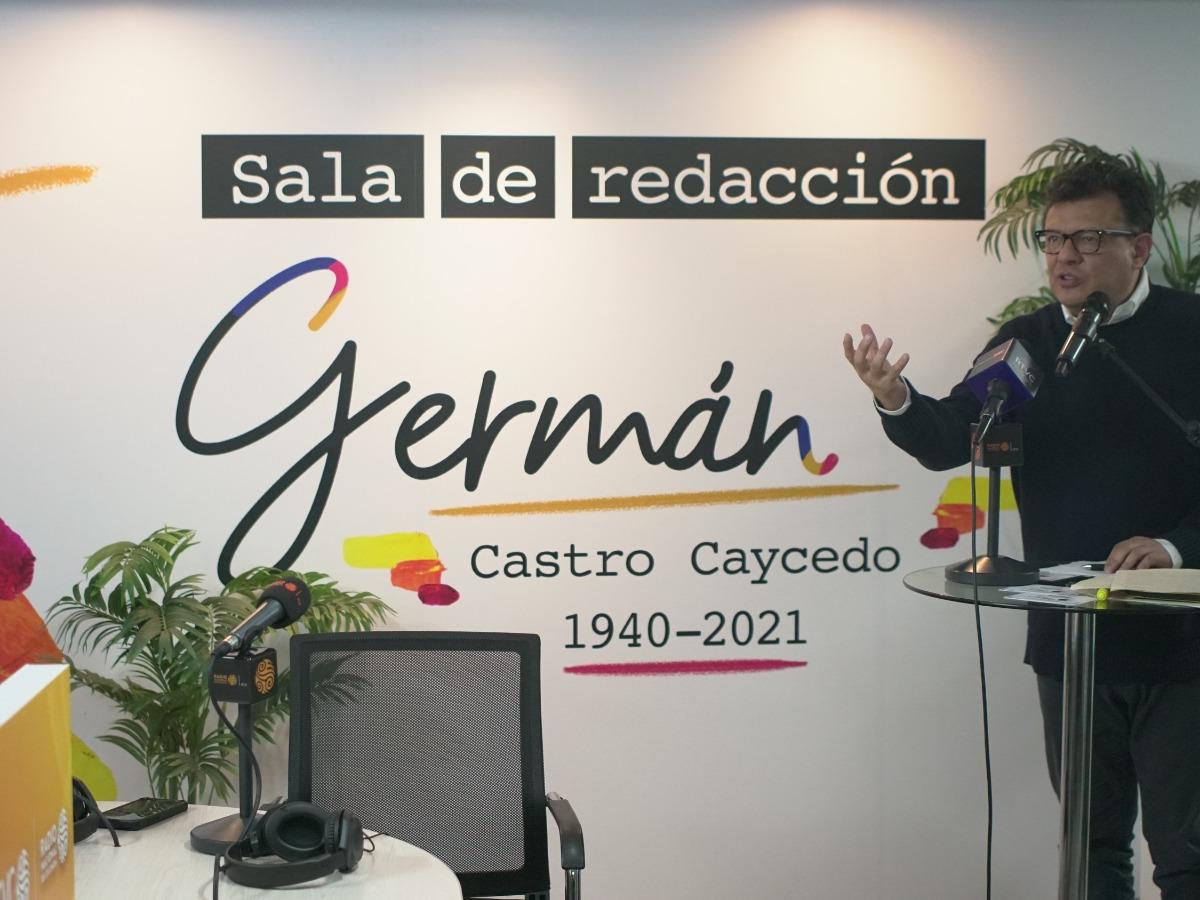 RTVC: Nueva sala de redacción Germán Castro Caycedo 
