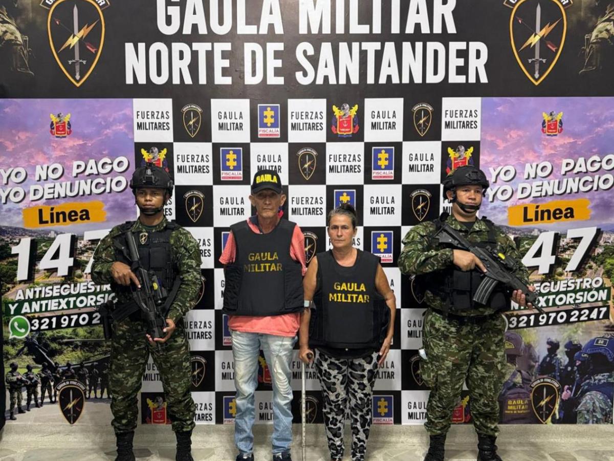 Dos adultos mayores fueron rescatados por el Gaula Militar en Norte de Santander