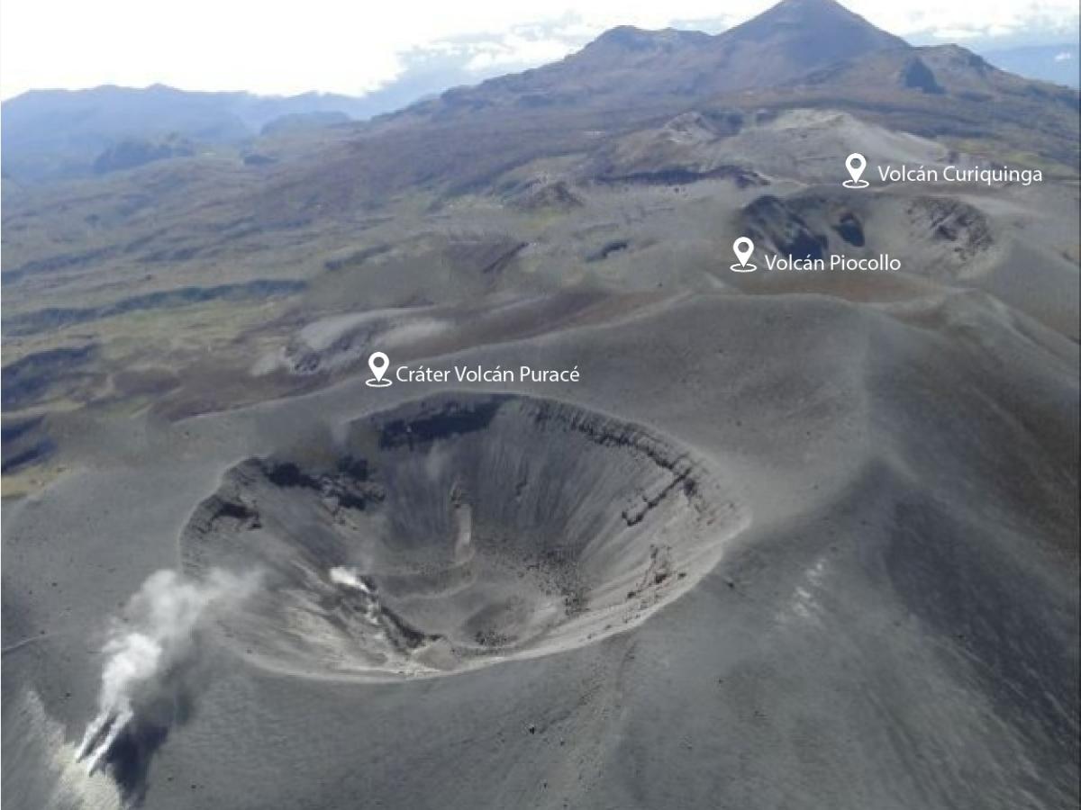 Volcanes en el Cauca emitieron gases y cenizas 