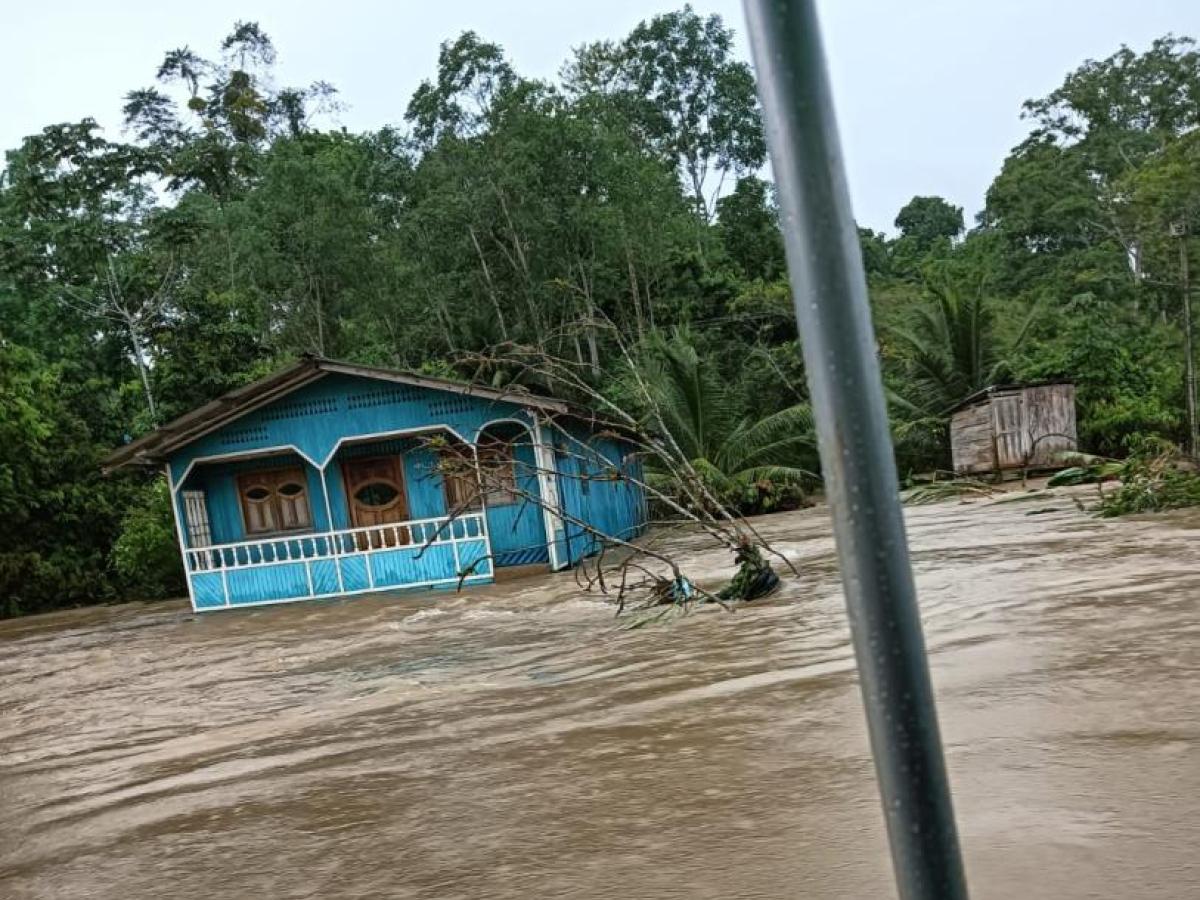 Desbordamiento río Rosario en Tumaco