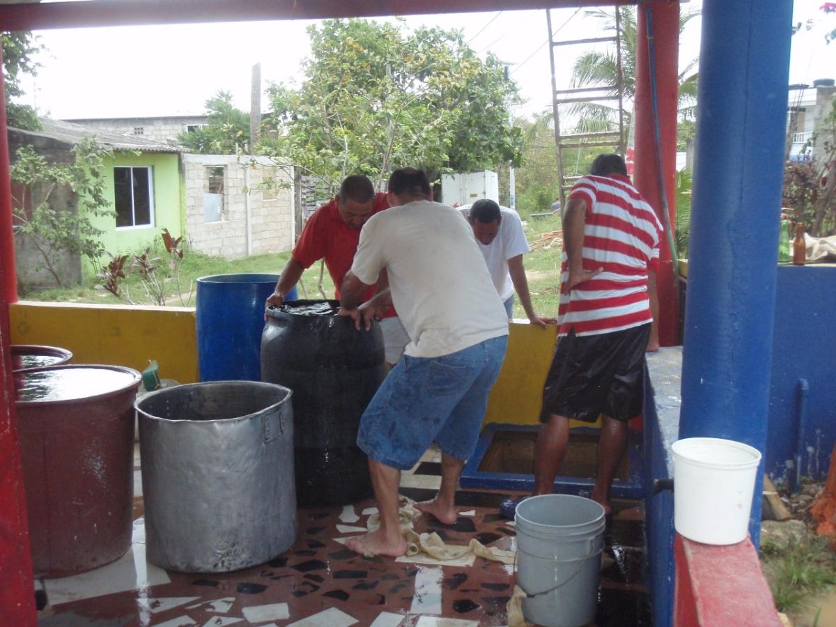 San Andrés: pioneros en recolección y distribución del agua