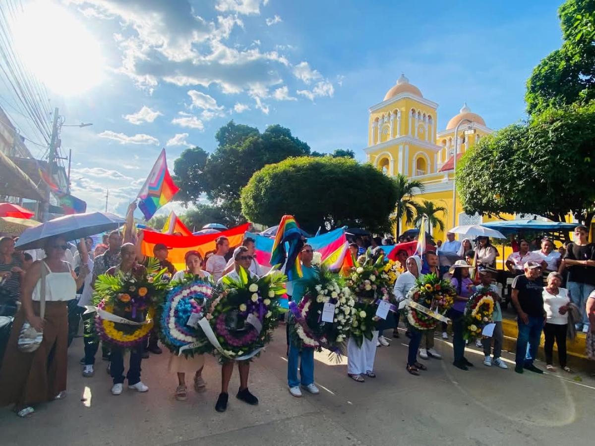Despedida a lideresa trans asesinada en Carmen de Bolívar