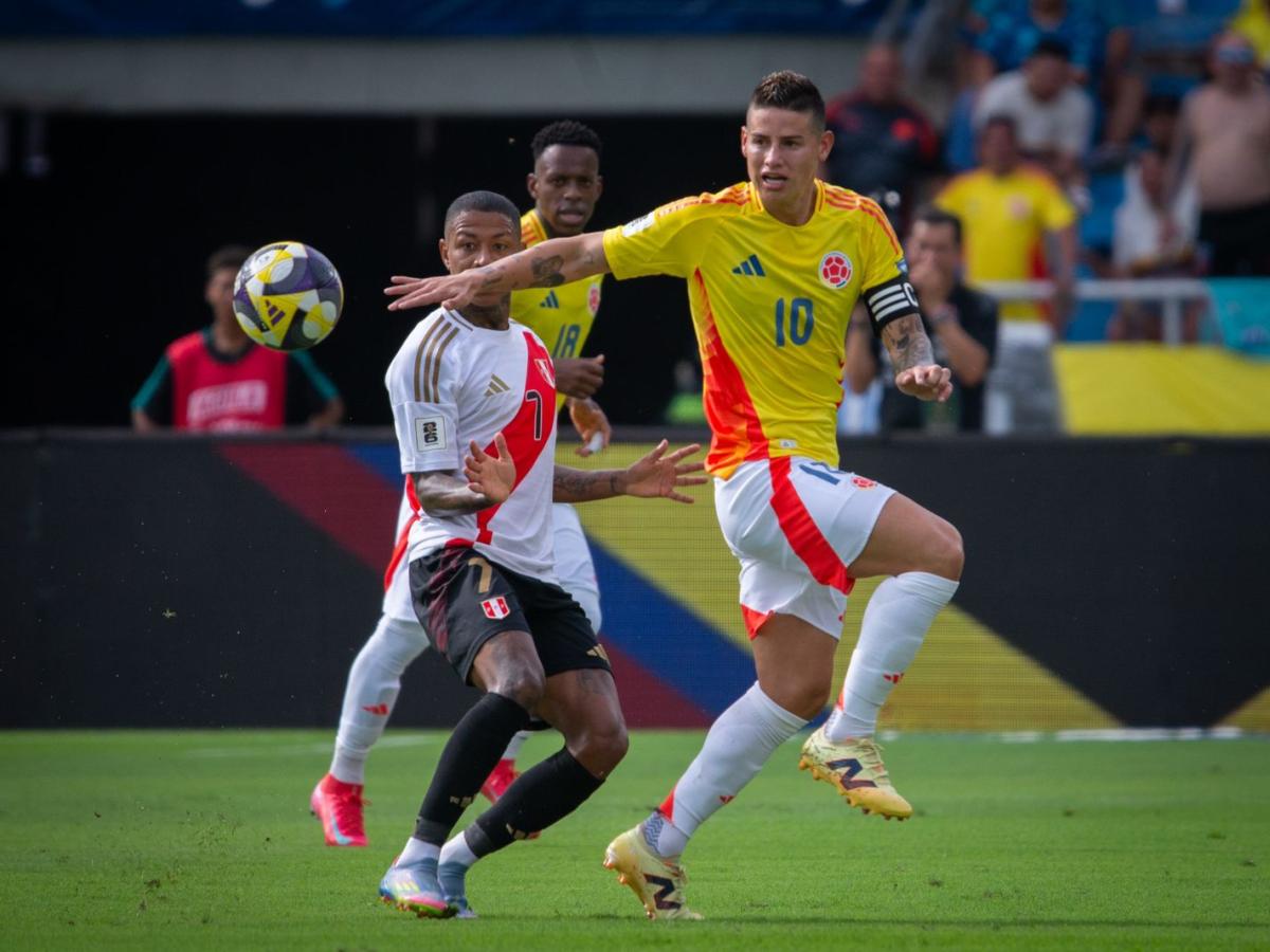 Colombia empató con Perú y empieza a sufrir en su clasificación al Mundial