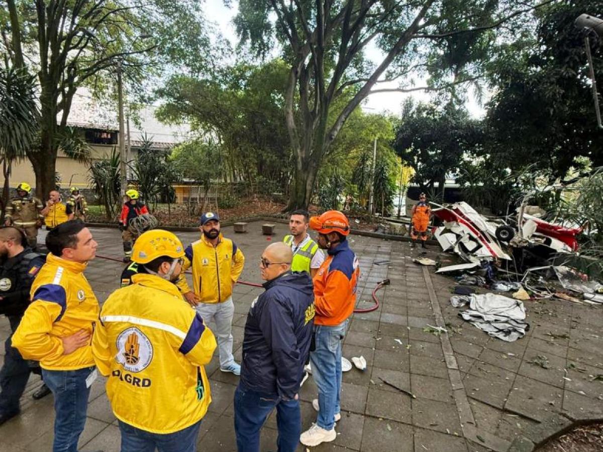 Aterrizaje de emergencia en Medellín: piloto salva vidas tras falla de motor y su esposa está en estado crítico