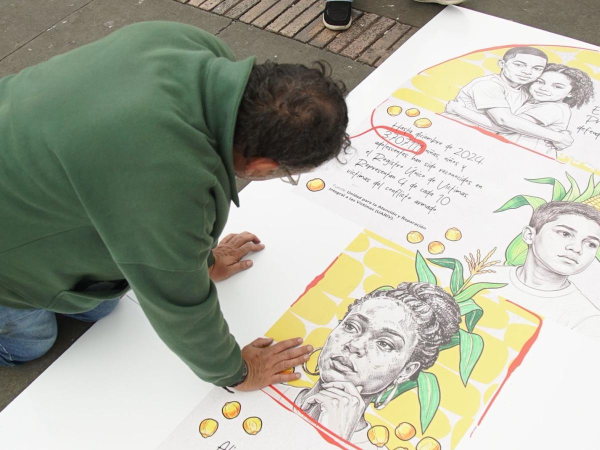 Día de los Derechos Humanos: Así fue la conmemoración en la Plaza de Bolívar