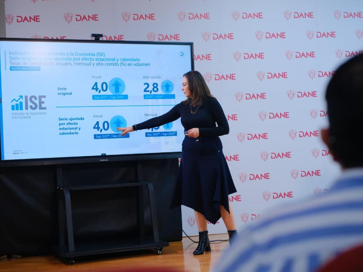 Economía colombiana crece 3,6% en el tercer trimestre, según el Dane