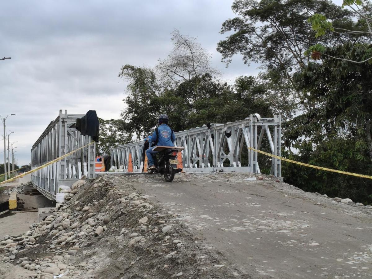 Restablecen conectividad vial en el Meta tras colapso de puente en diciembre