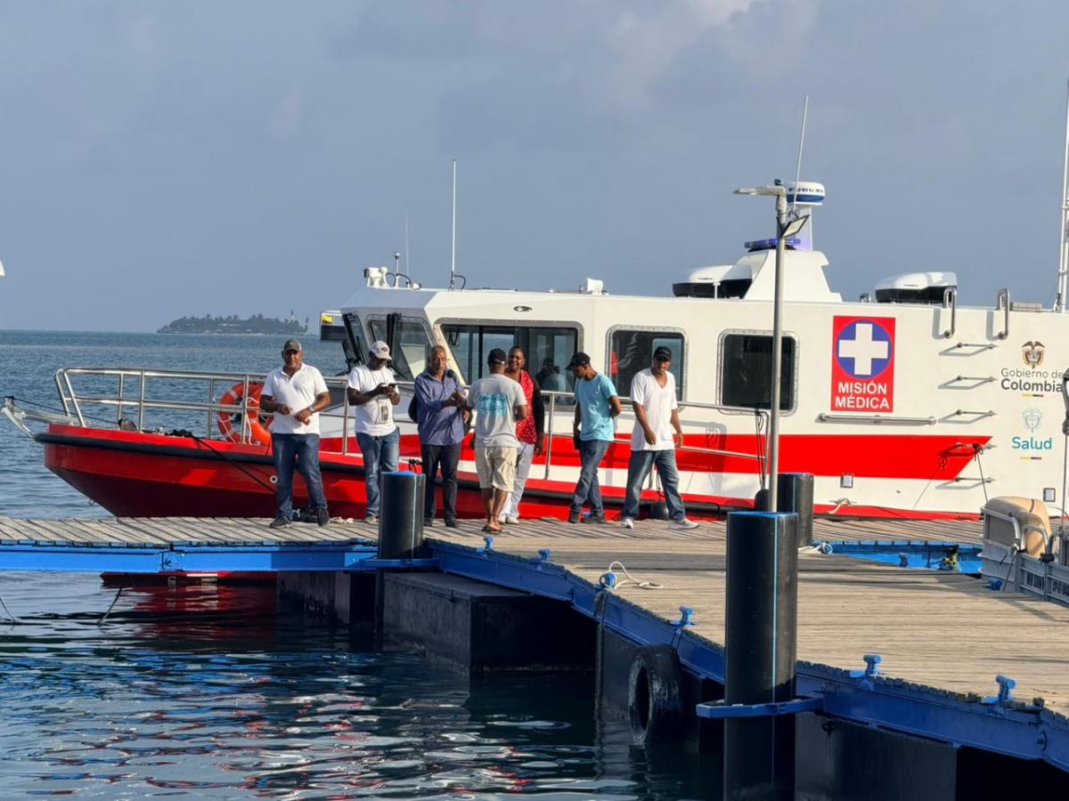 Nueva lancha ambulancia en San Andrés y Providencia