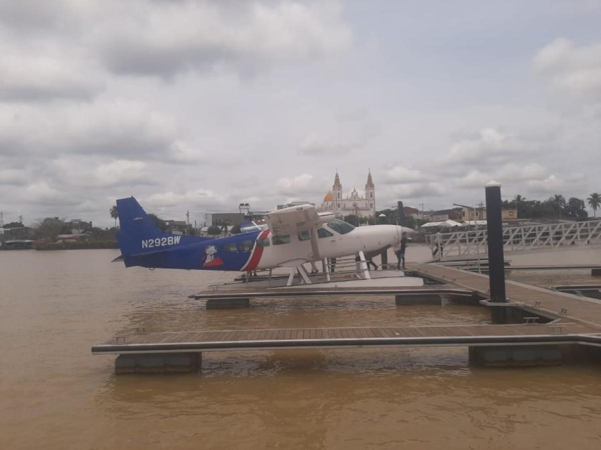 Después de 50 años: Hidroavión vuelva al agua en la hidropista Ayapel,Córdoba