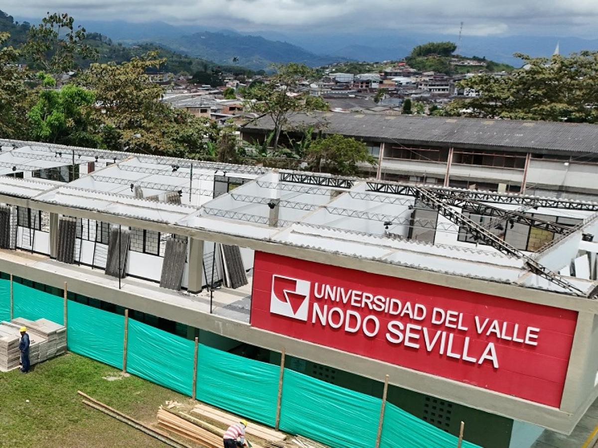 Avanza construcción del nuevo edificio de Univalle en Sevilla, Valle del Cauca