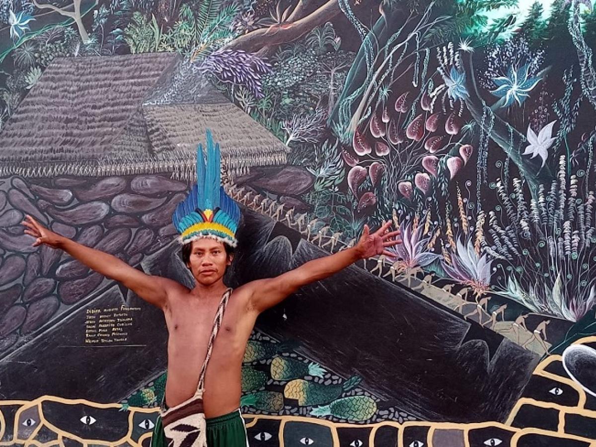 Conoce a 'El hijo de la garza': arte indígena inspirado en la Amazonía