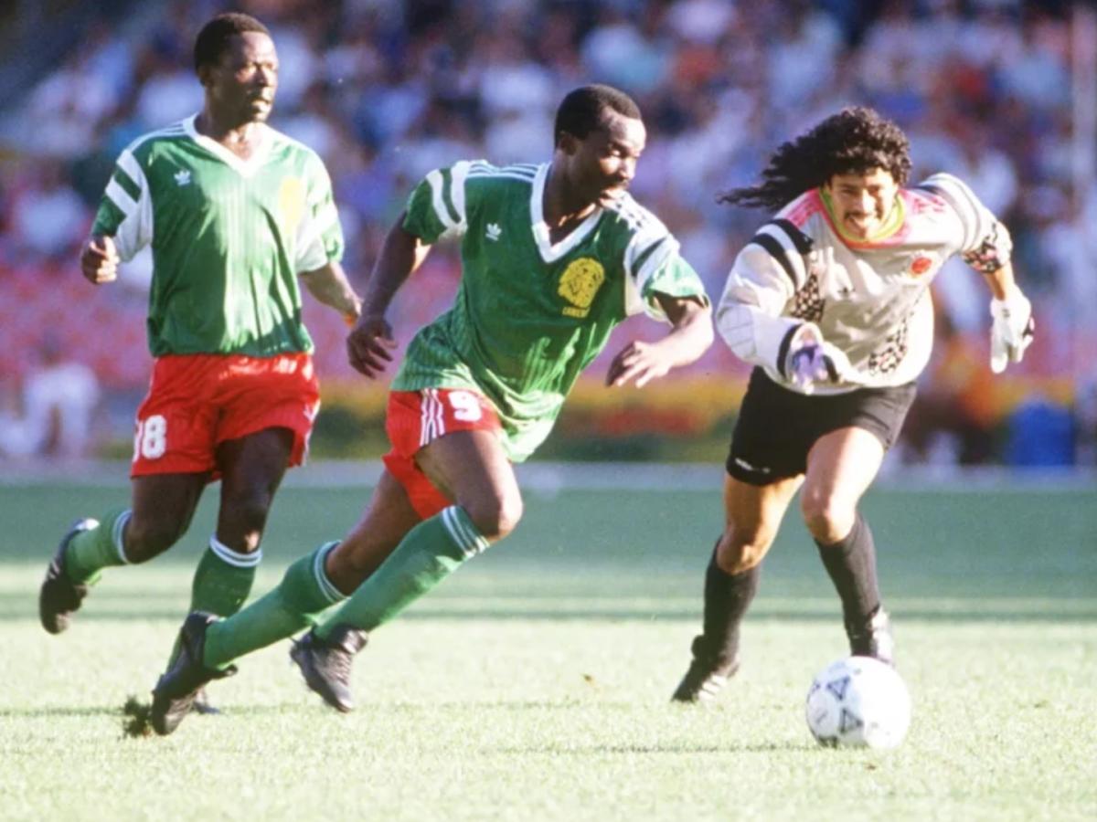 Colombia perdió con Camerún en el Mundial 1990
