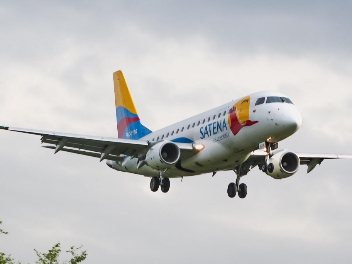 Rutas aéreas más frecuentadas en 2023 en Colombia