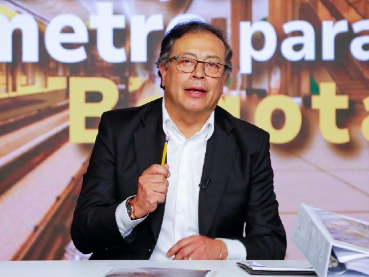 Gustavo Petro habló de subterranizar tramos del Metro de Bogotá