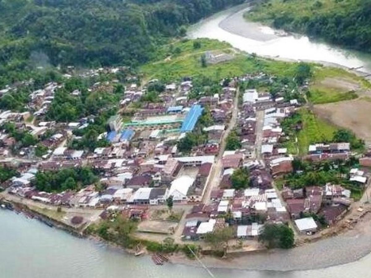 Bagadó, Chocó: desplazamiento comunidad indígena, Río Colorado