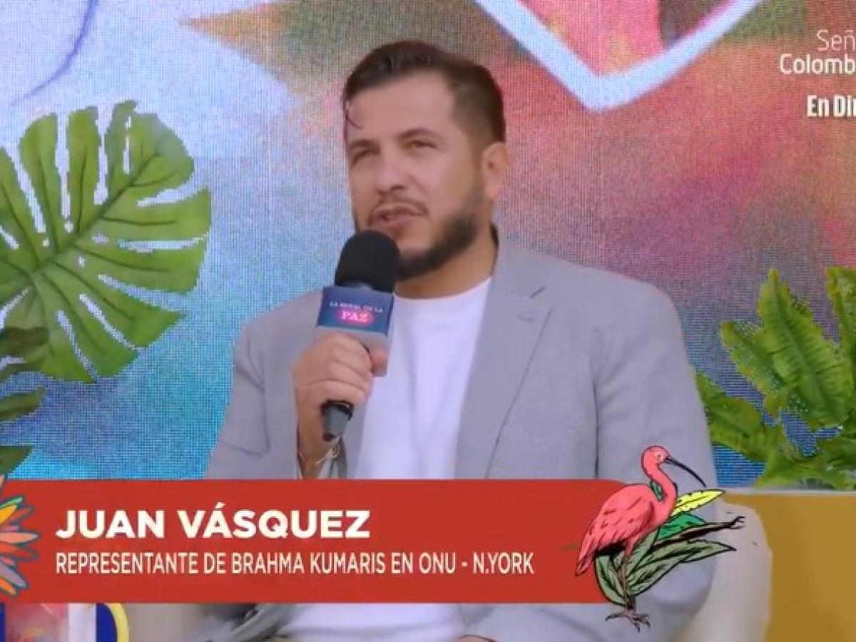Juan Vásquez, representante de Brahma Kumaris en la ONU.