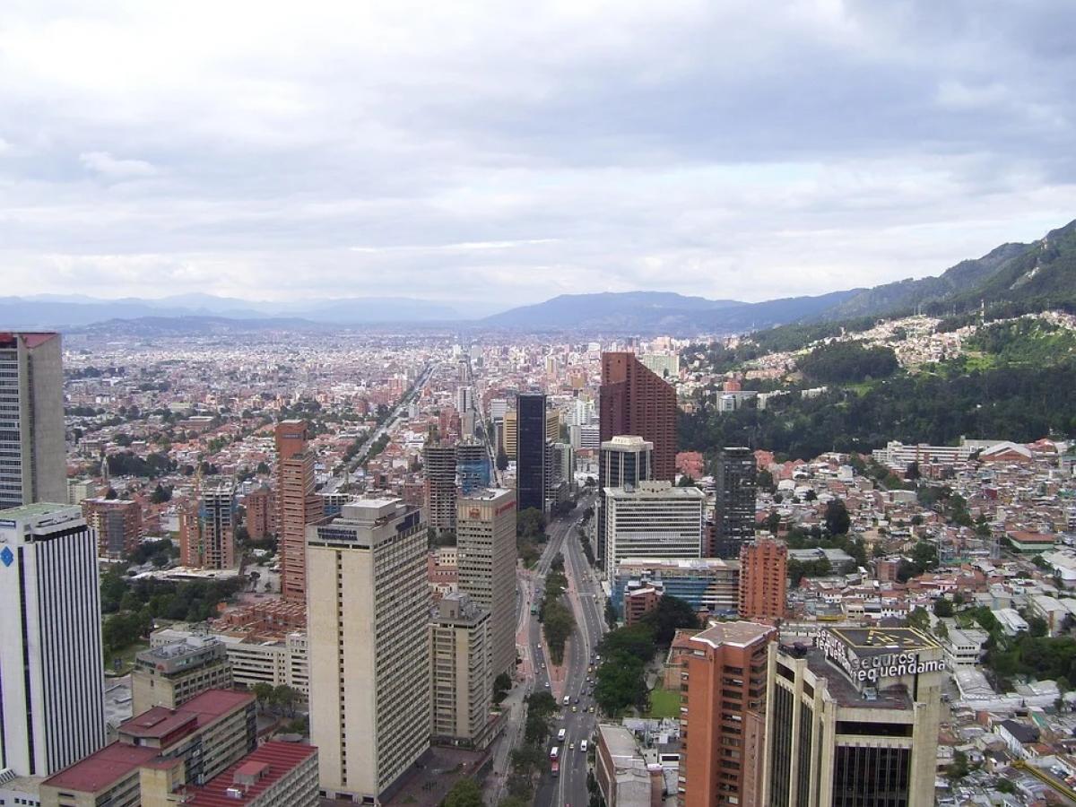 Operativo policial en Bogotá