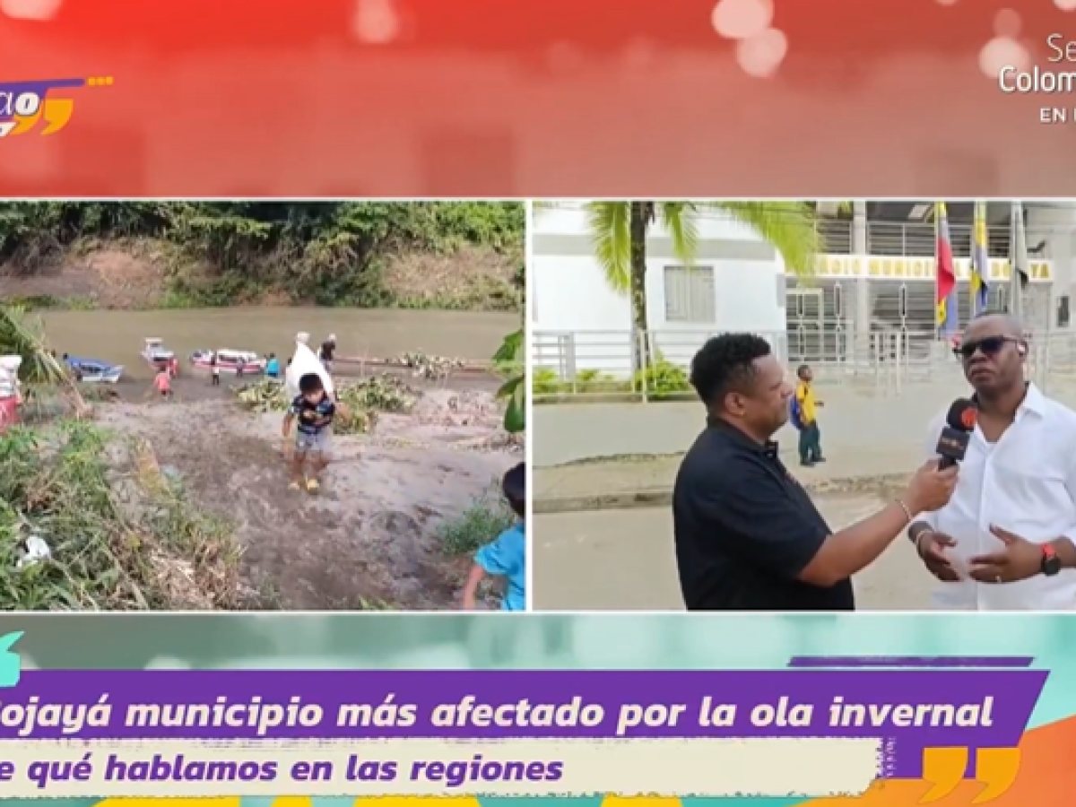 Municipio de Bojayá en Chocó afectado por ola invernal