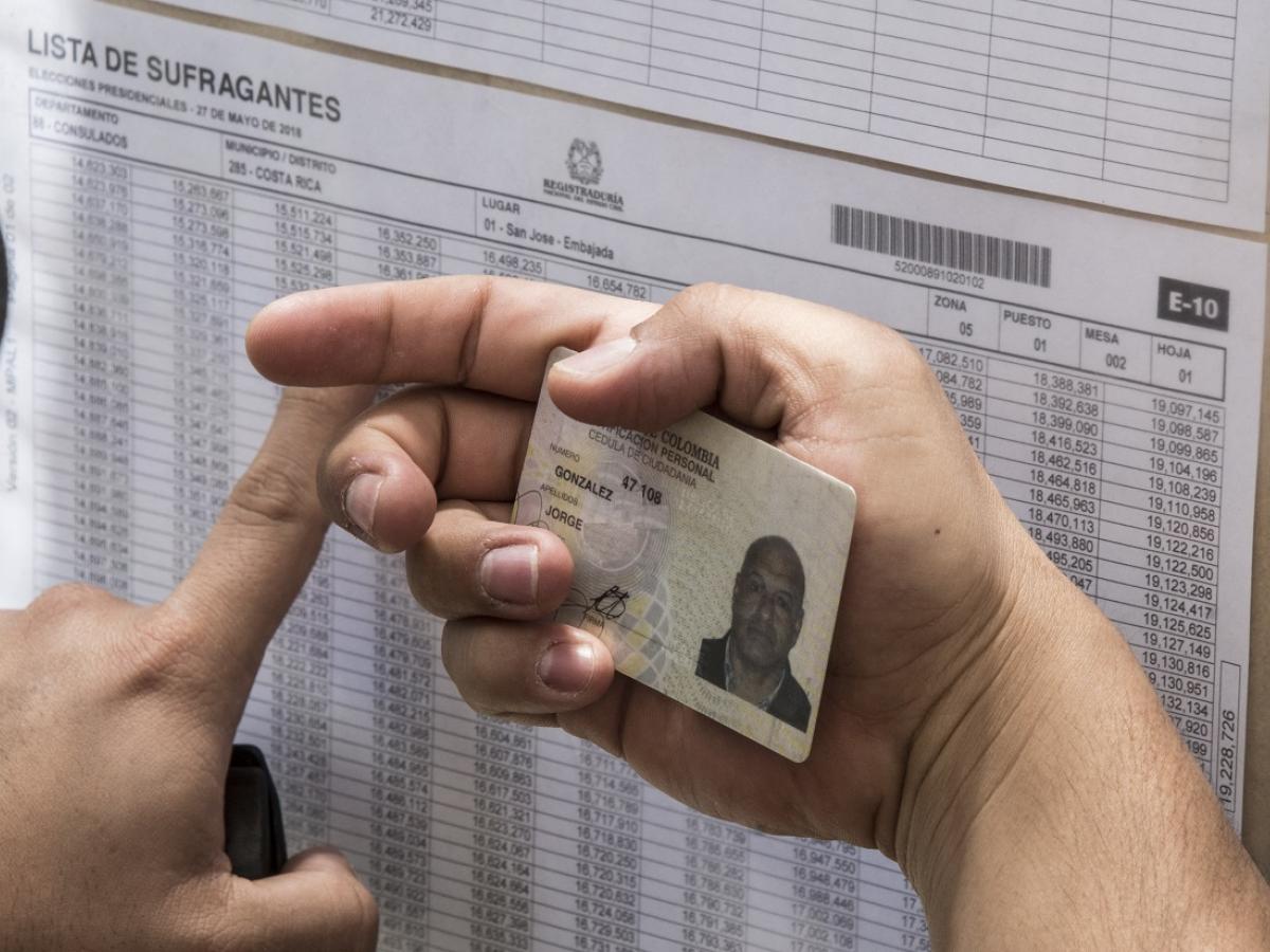 Elecciones en Colombia: 725,861 inscripciones de cédulas anuladas
