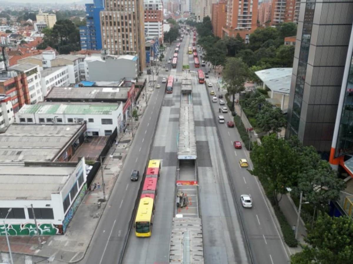 Cierres viales y rutas alternas por el Metro en la Caracas | Bogotá