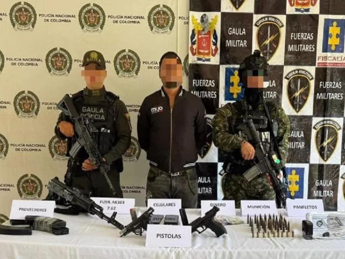 Alias “Arley” o “el Paisa” fue capturado por el Ejército Nacional