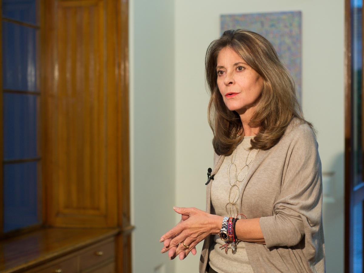 Vicepresidente Marta Lucía Ramírez