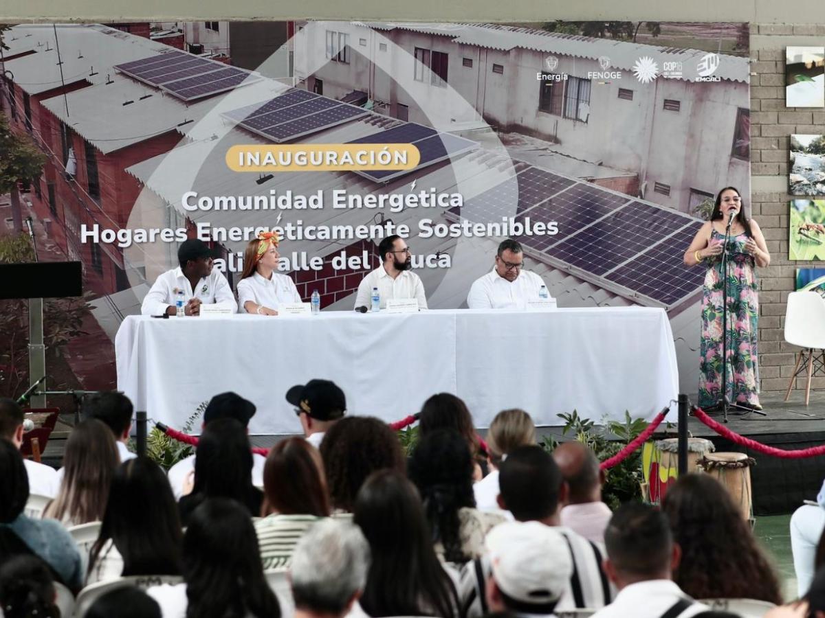 Cali: Gobierno nacional inauguró la ‘Comunidad Energética’ que brindará seguridad energética a más de dos mil familias