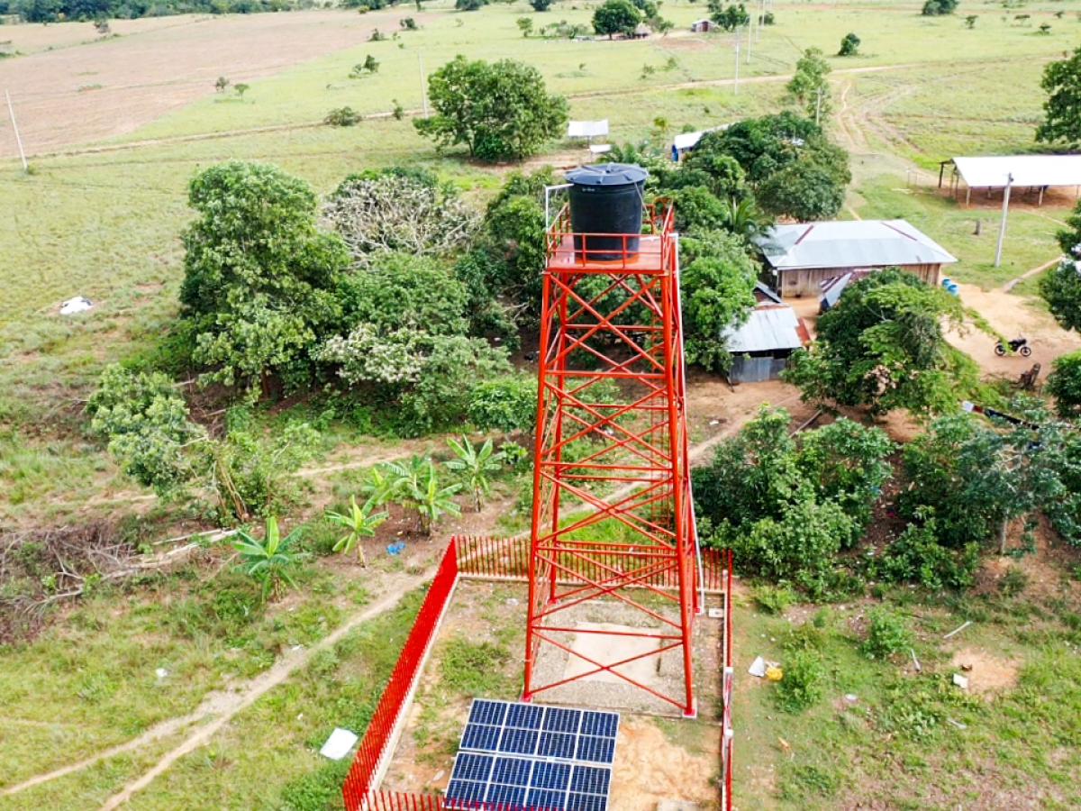 Agua potable para comunidades indígenas en Puerto Gaitán