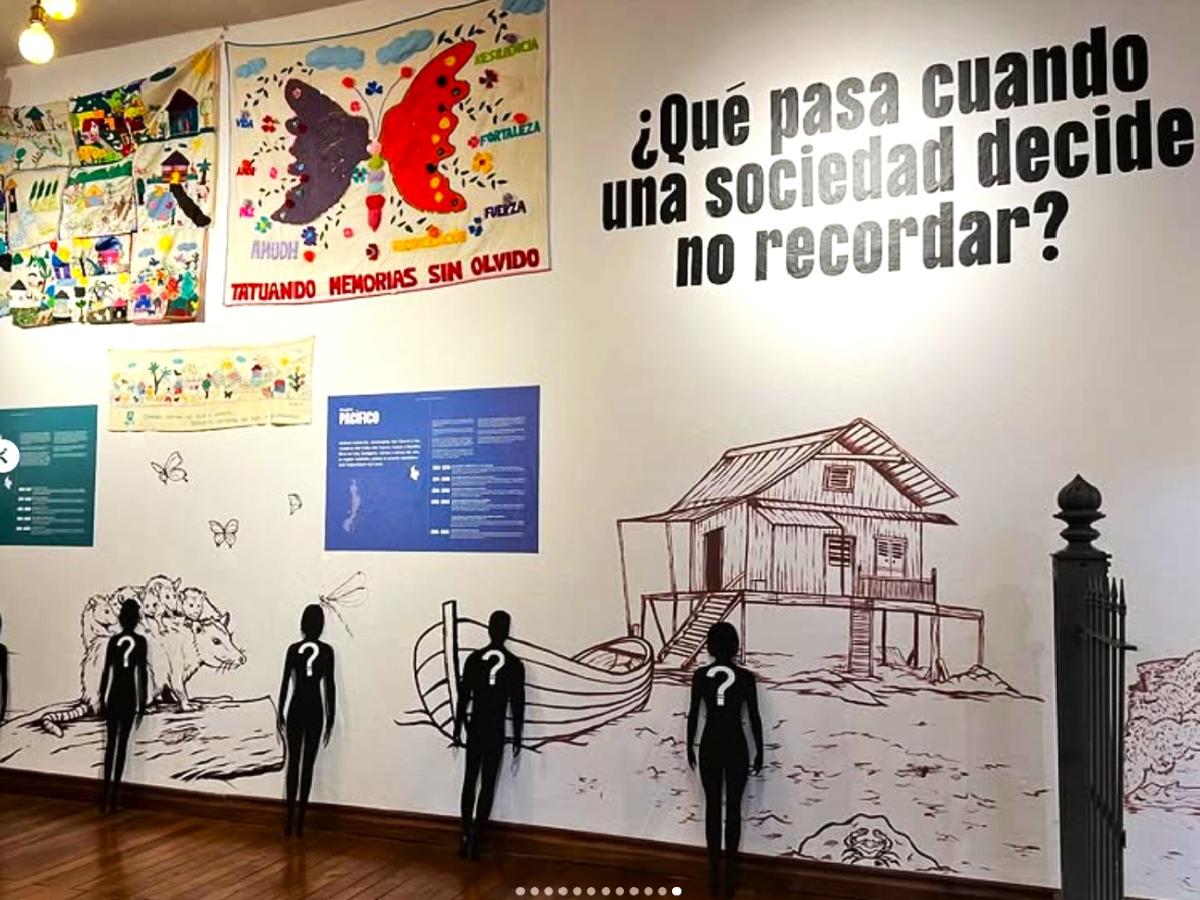 Exposición sobre el conflicto armado en Colombia