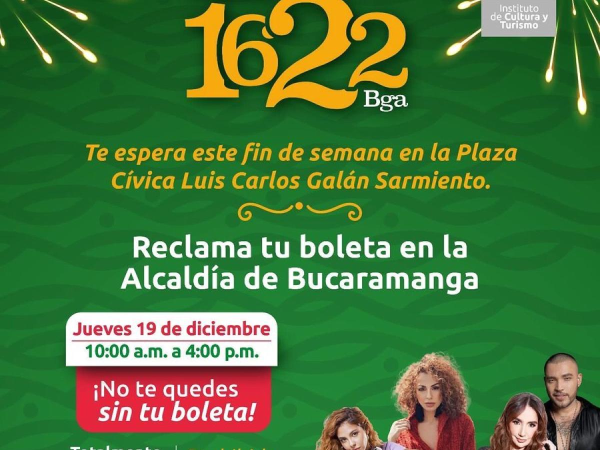 Festival 1622 Bucaramanga celebra 402 años de historia y cultura