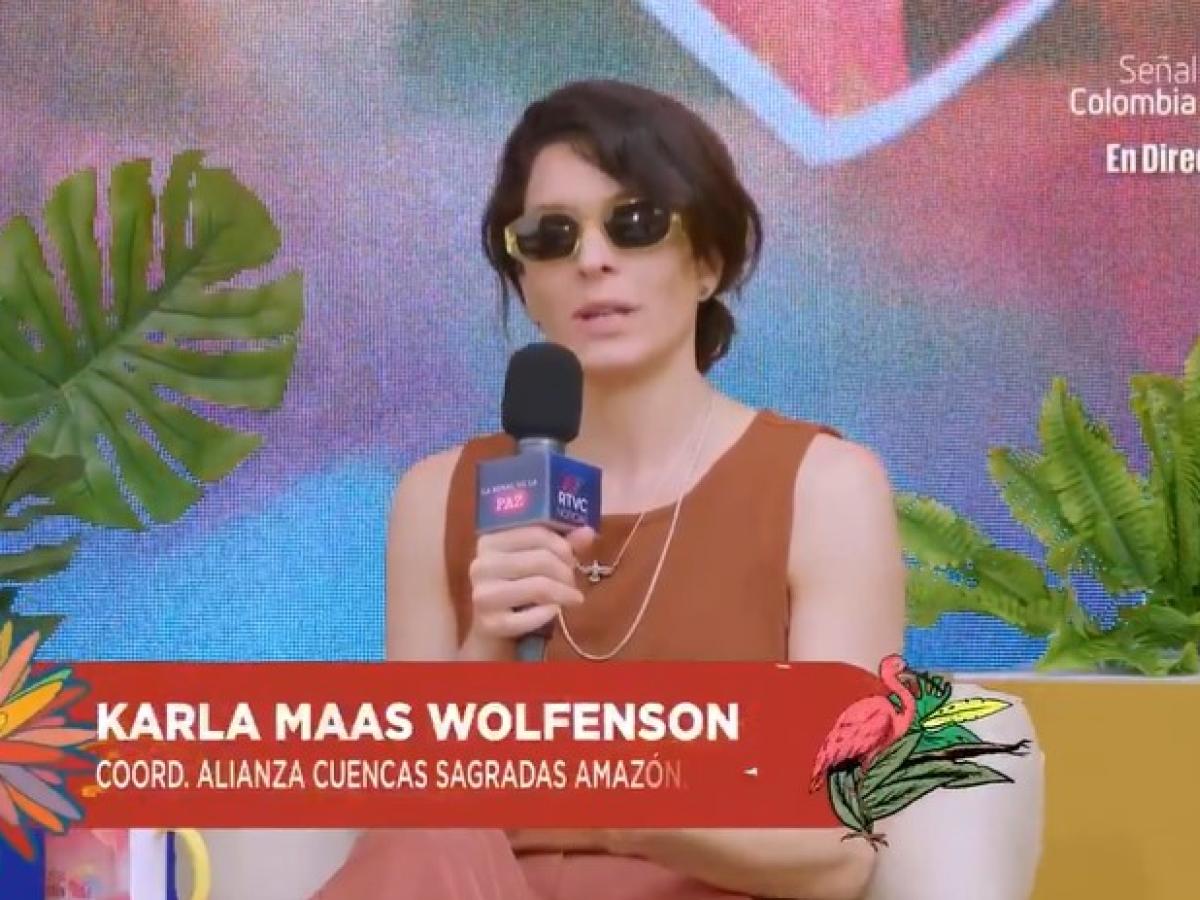 Karla Maas Wolfenson, coordinadora de la Alianza Cuencas Sagradas Amazónicas.