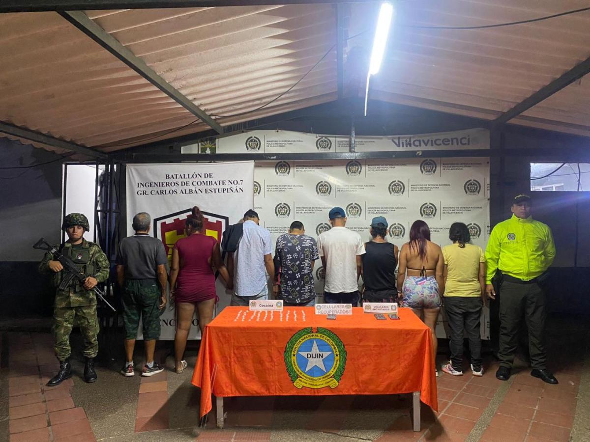 Capturados miembros de banda delincuencial en Meta