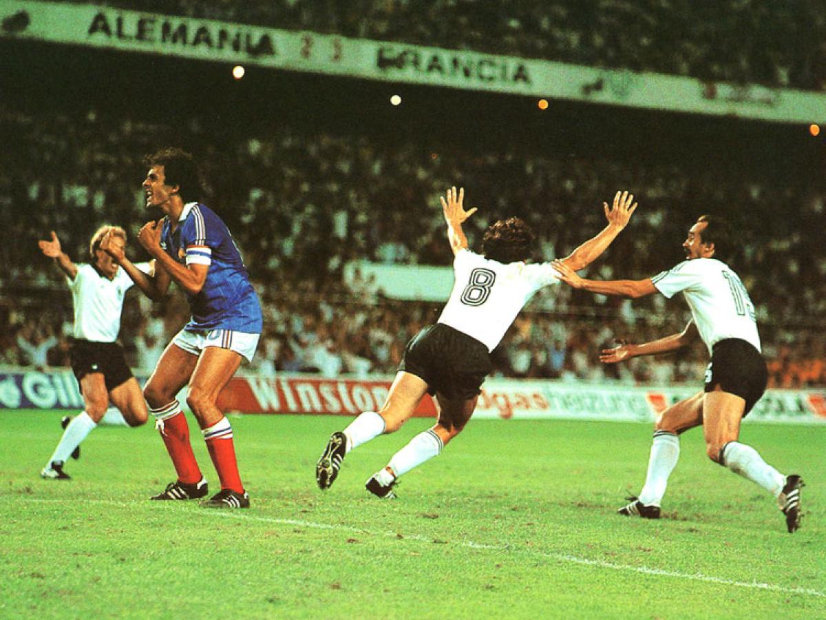 Alemania remonta a Francia en 1982 en partido histórico