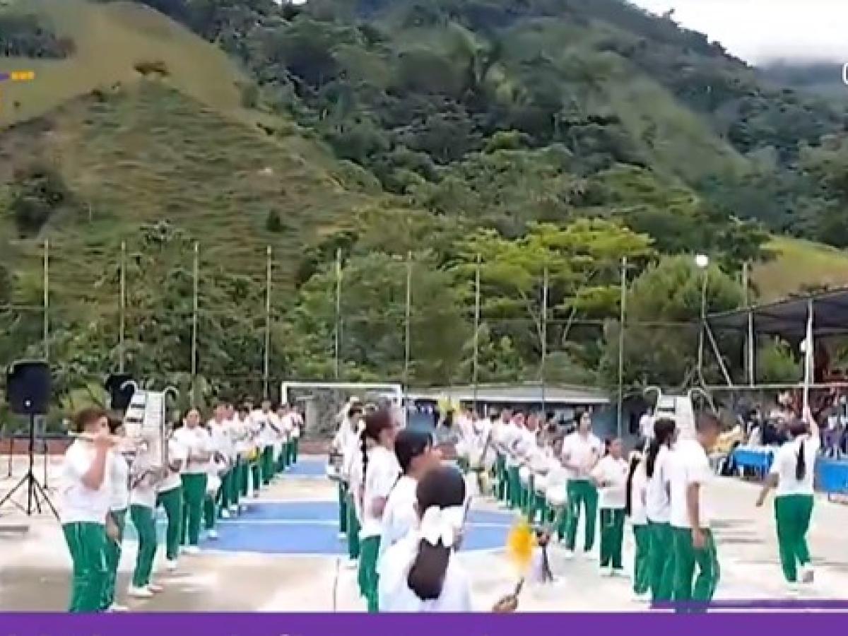 iniciativa de los firmantes de paz, estudiantes del Instituto Agrícola Región del Catatumbo tendrán banda músico marcial