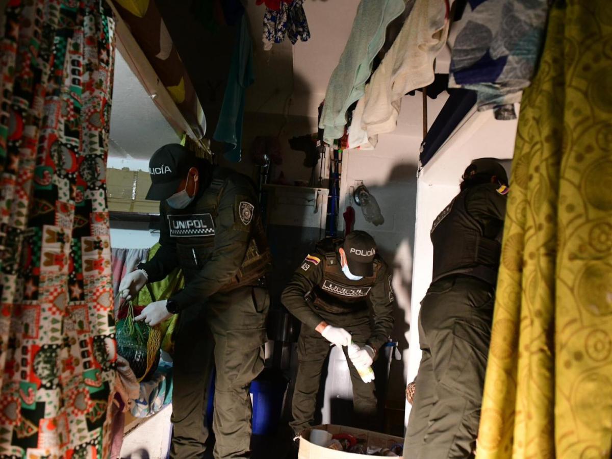 intervención policial a cárceles del país en contra de la extorsión 