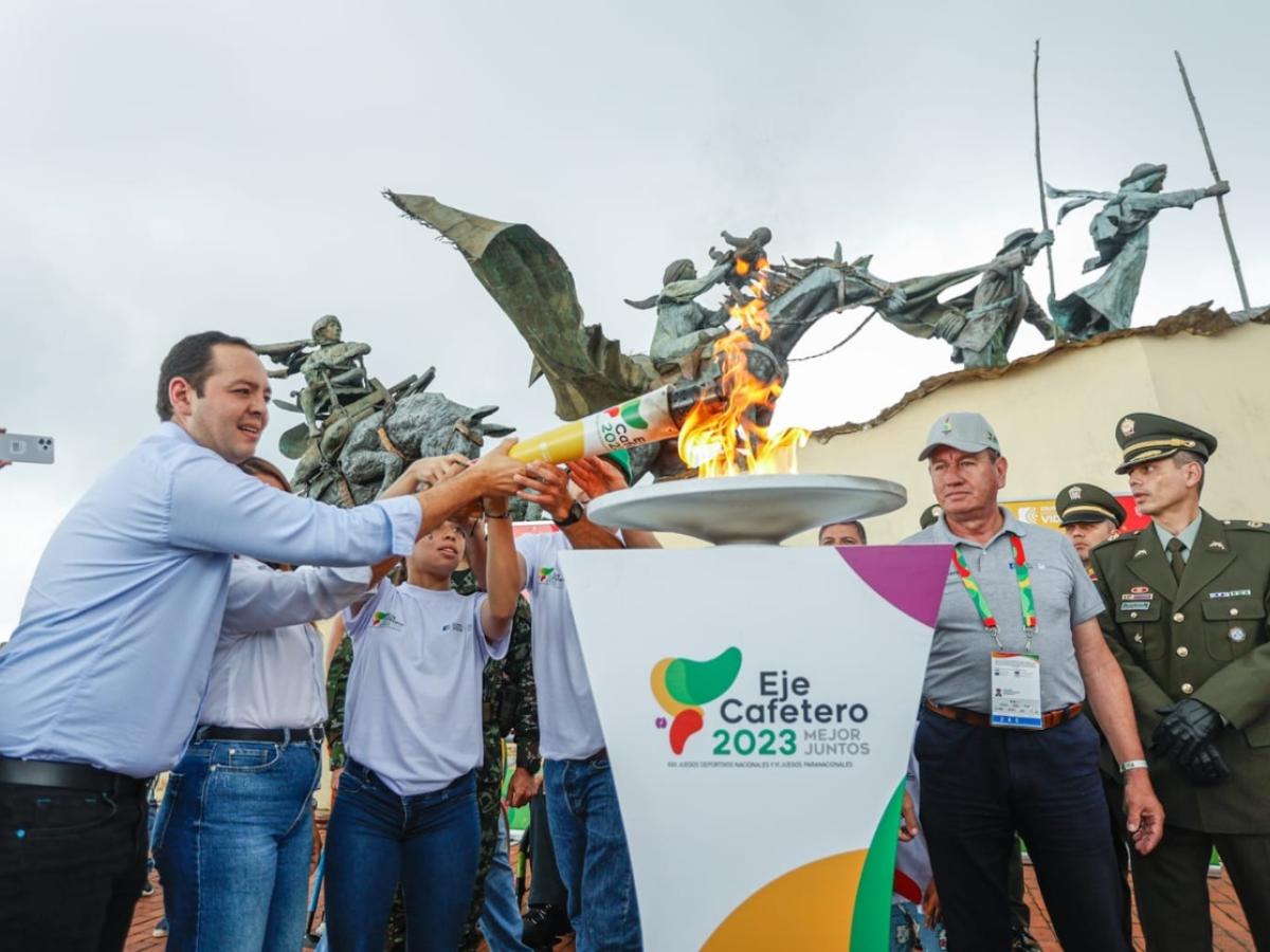 Juegos Nacionales 2023: el fuego ya está en Manizales