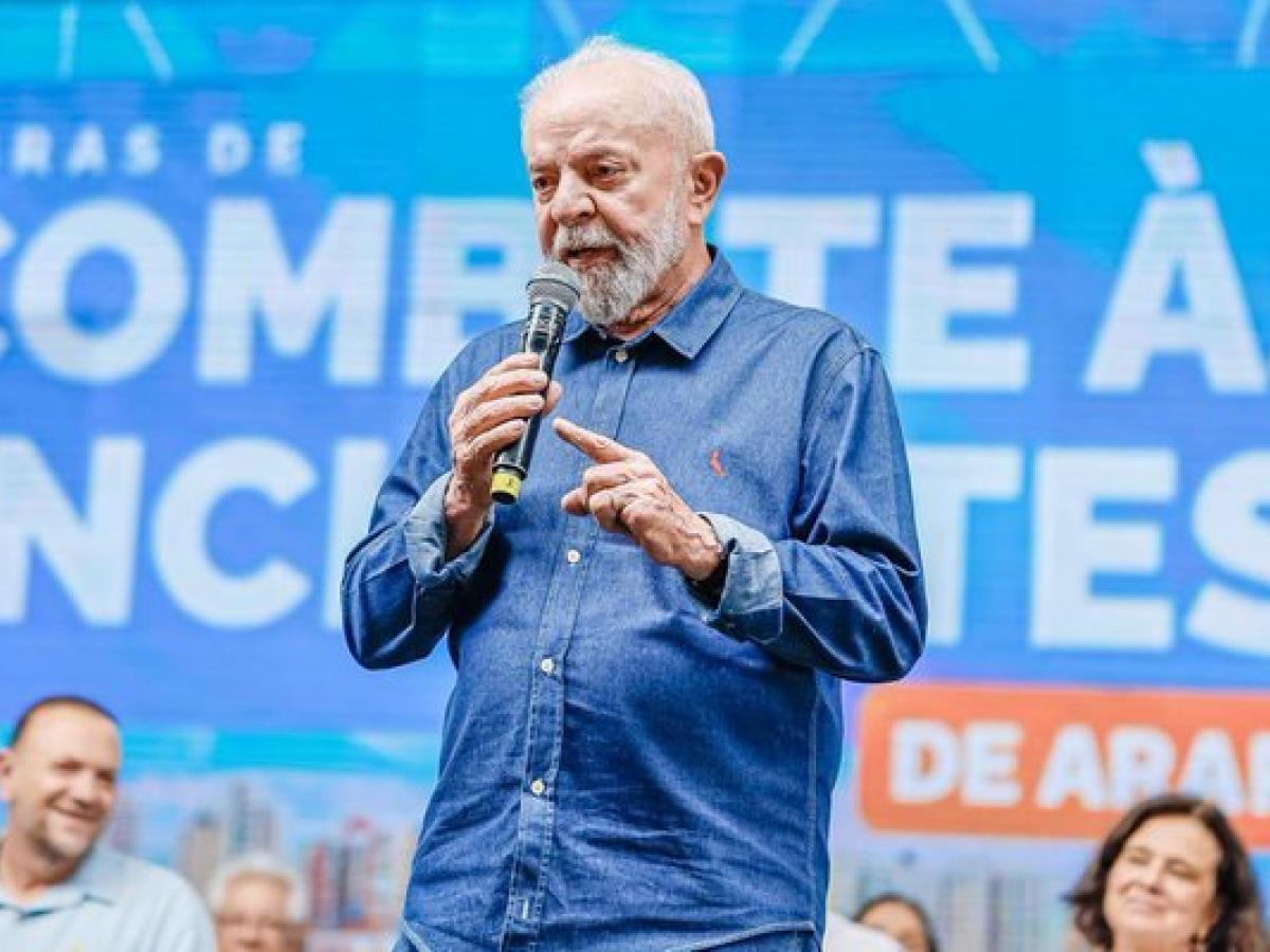 Presidente de Brasil, Luiz Inácio Lula da Silva.