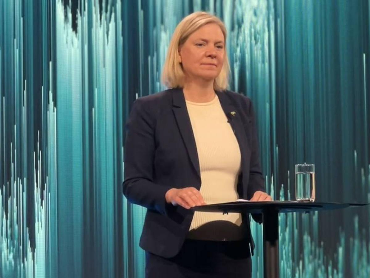 Dimite la primera ministra de Suecia, Magdalena Andersson