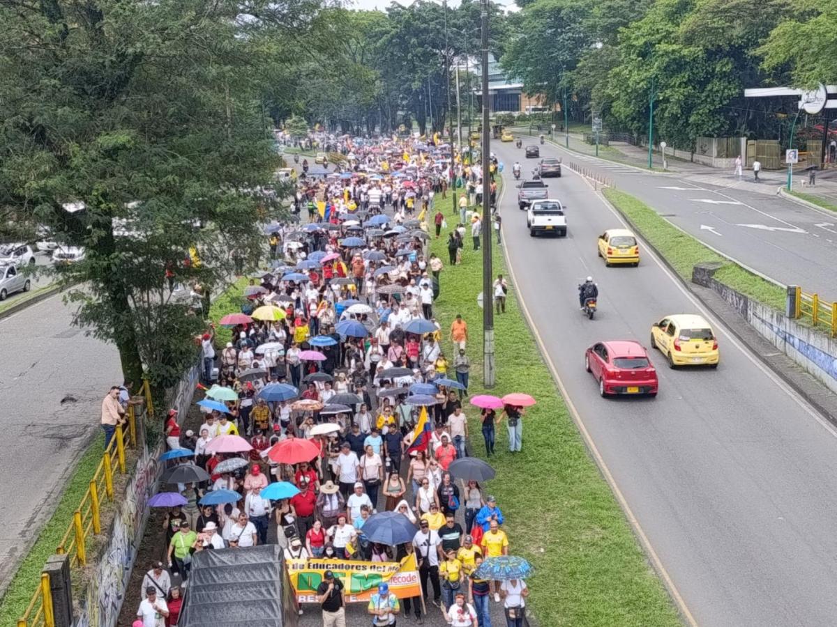 Movilización Villavicencio por reformas sociales 