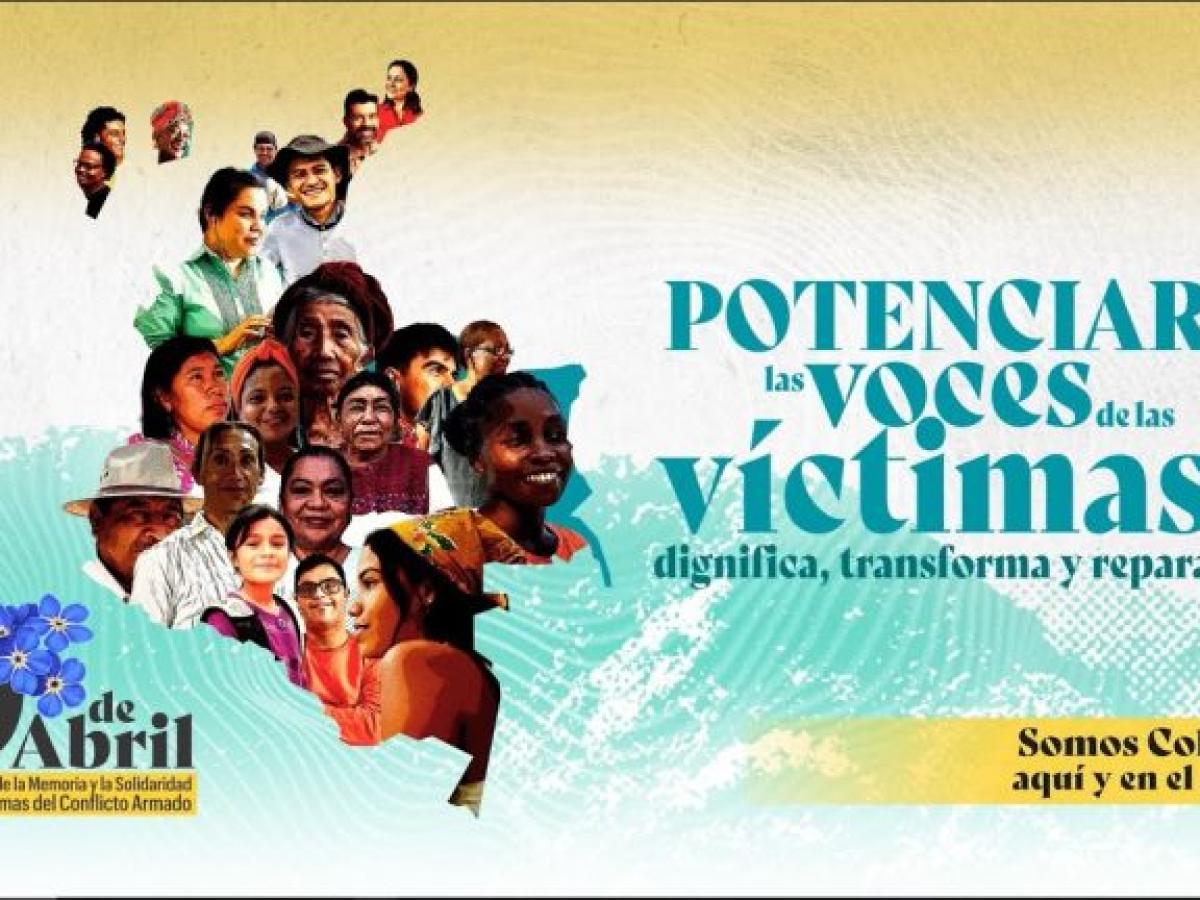 Conmemoración unidad para las victimas 9 de abril: programación y actividades