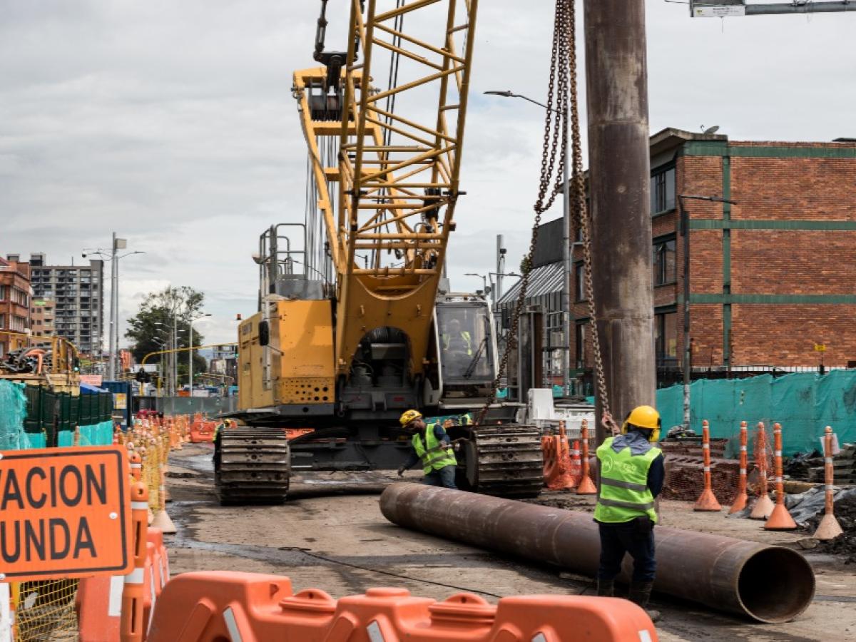 Metro de Bogotá: obras en la 72 atrasadas