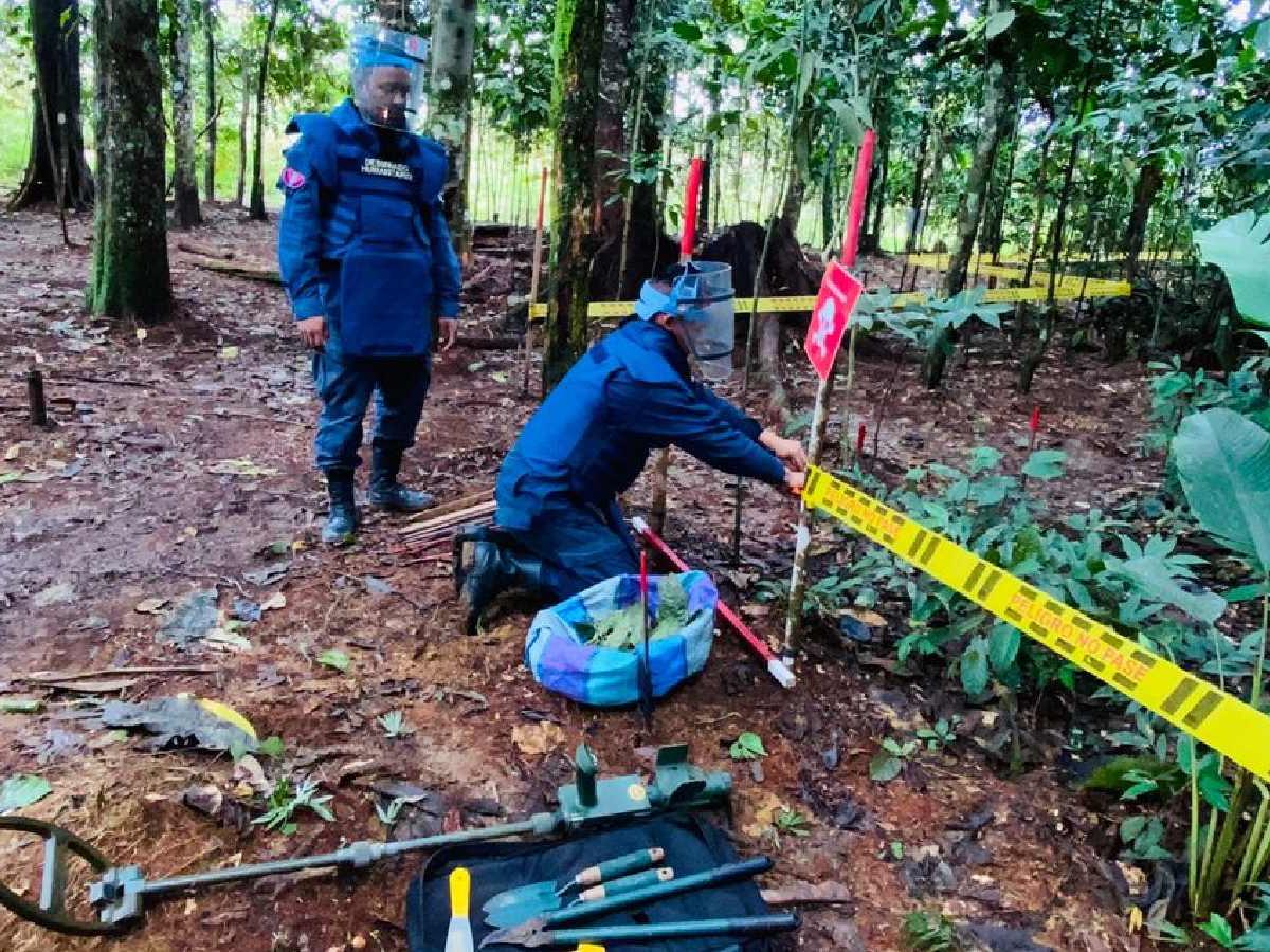 Minas antipersonales generan confinamiento en Chocó